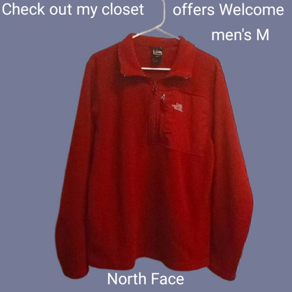 ❄️North Face Mens Pullover/Jacket Quarter Zip, Size M